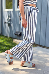 High Waist Pants - Blue