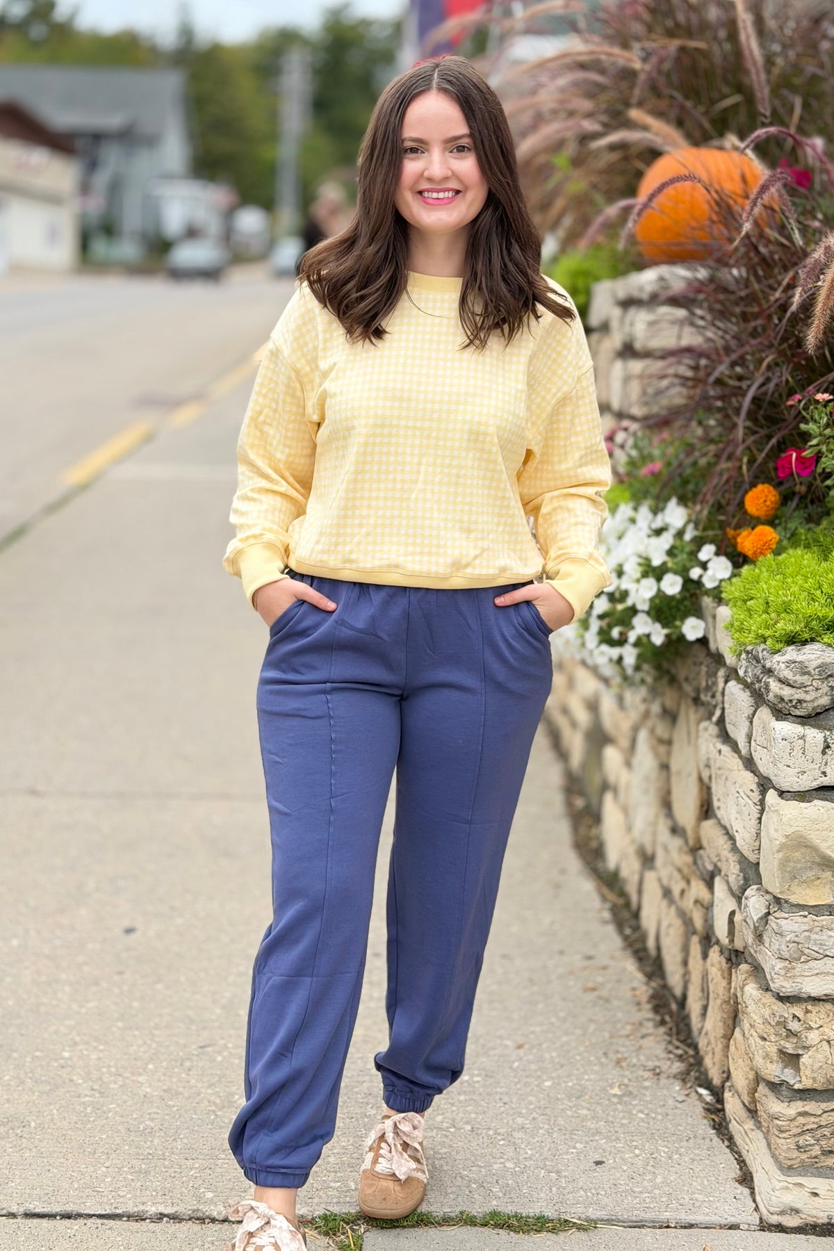 Scuba Joggers With Pockets - Indigo