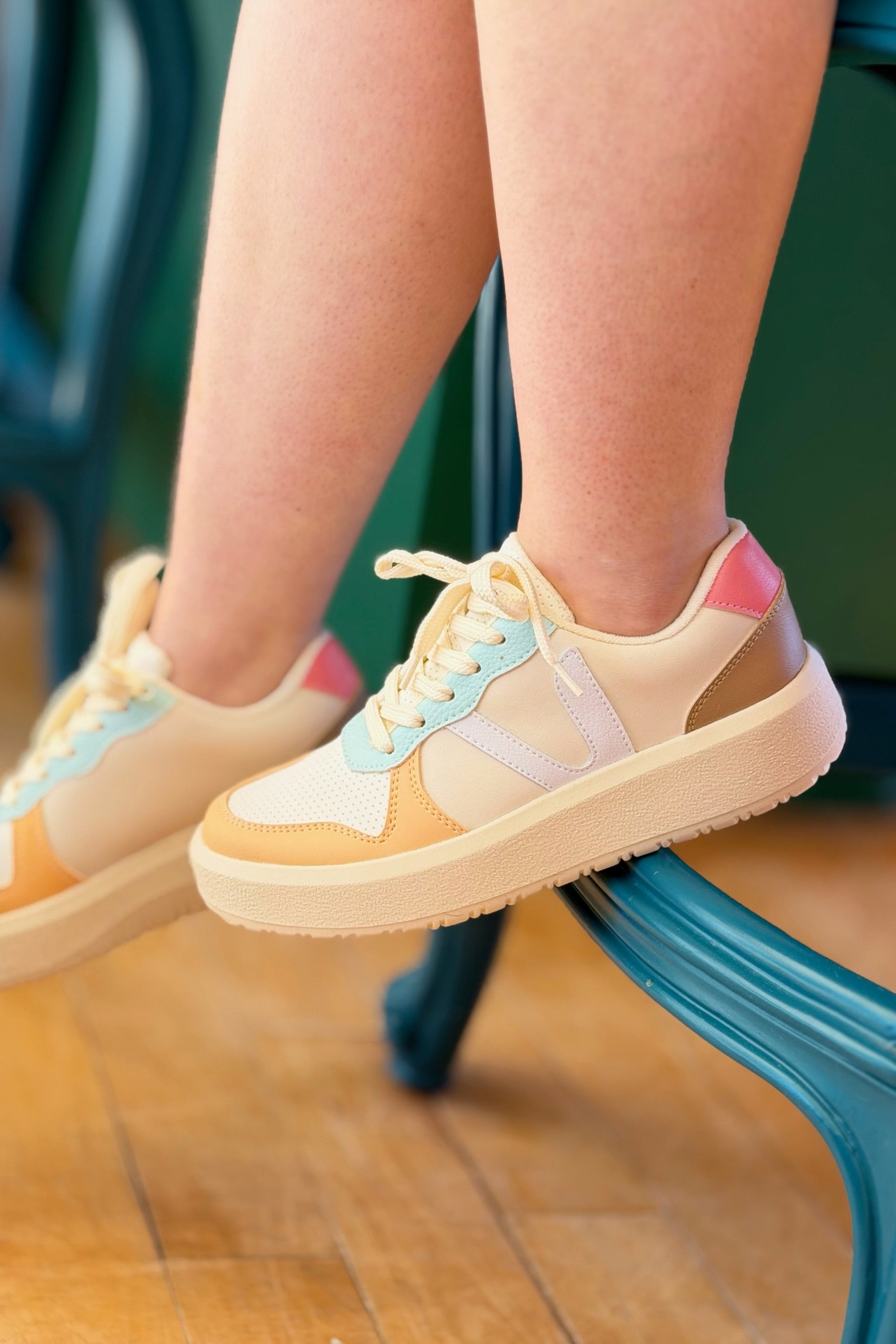 Ivy Pastel Retro Sneakers