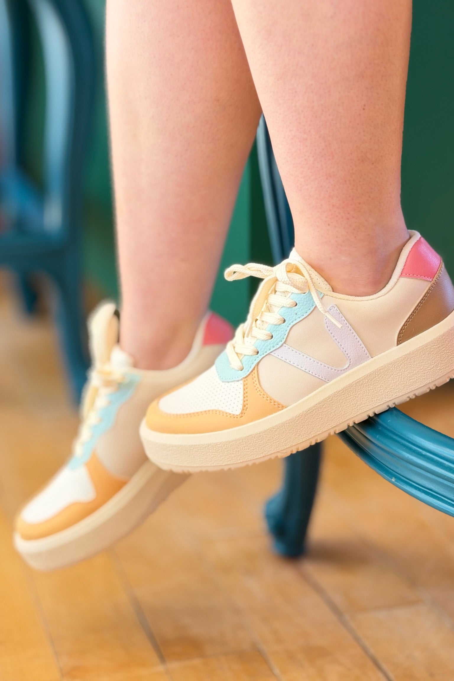 Ivy Pastel Retro Sneakers