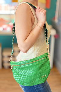 Westlyn Woven Bum Bag - Emerald