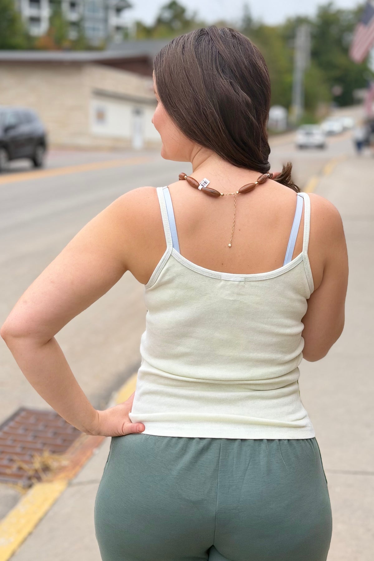 Razor Cut Patch Tank Top