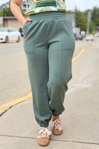 Scuba Joggers With Pockets - Forest