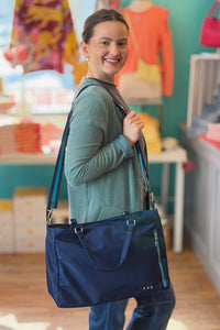 Nina Nylon Organizer Tote Bag