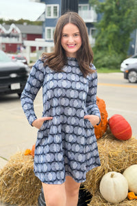 Geometric Modern Tunic Dress