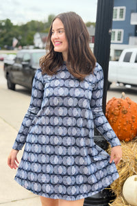 Geometric Modern Tunic Dress