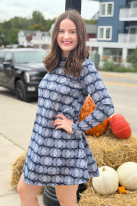 Geometric Modern Tunic Dress