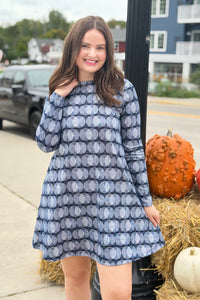 Geometric Modern Tunic Dress