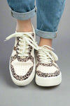 Ivy Platform Sneakers - Rose Gold Leopard