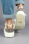 Ivy Platform Sneakers - Rose Gold Leopard