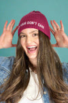 Messy Hair Don't Care Beanie