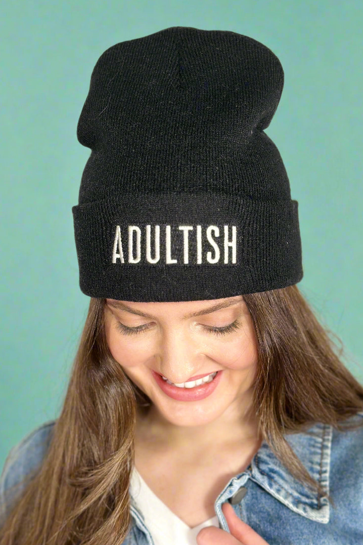 Black Beanie - Funny