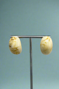 Stone Half Hoop Ivory