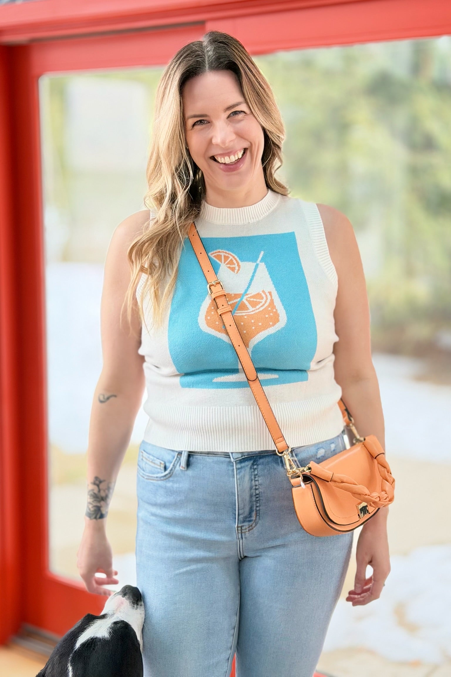 Summer Vibe Cocktail Sweater Vest
