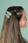 Glitter Hair Clip Mint