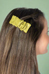 Faux Leather Hair Clip