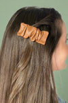 Faux Leather Hair Clip