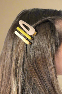Hair Clip Set 3 Multicolor