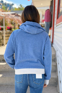 Dreamplush Fleece Zip-Up Jacket - Denim