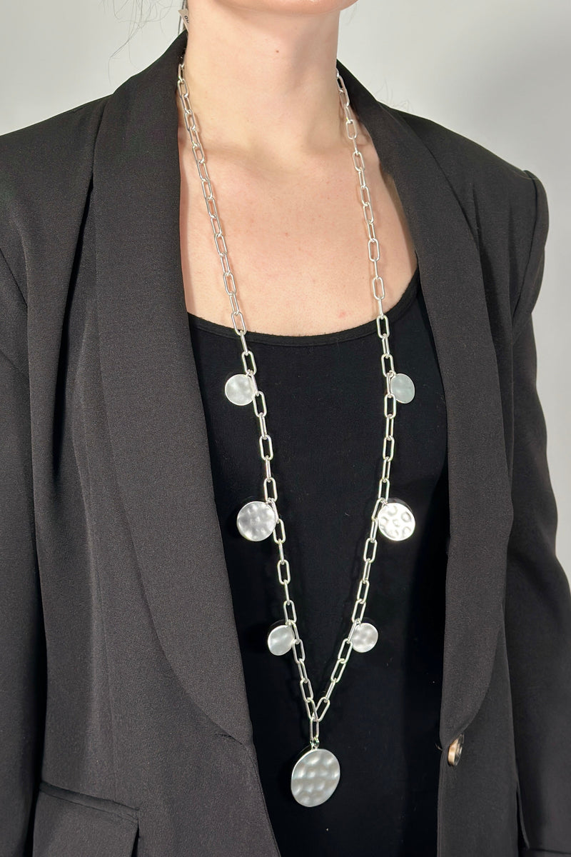 Jessica Circle Necklace - Long