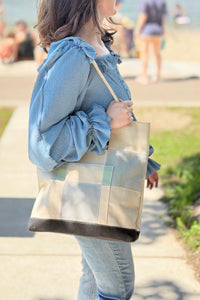 Chic Ruffle-Trimmed Top - Light Blue