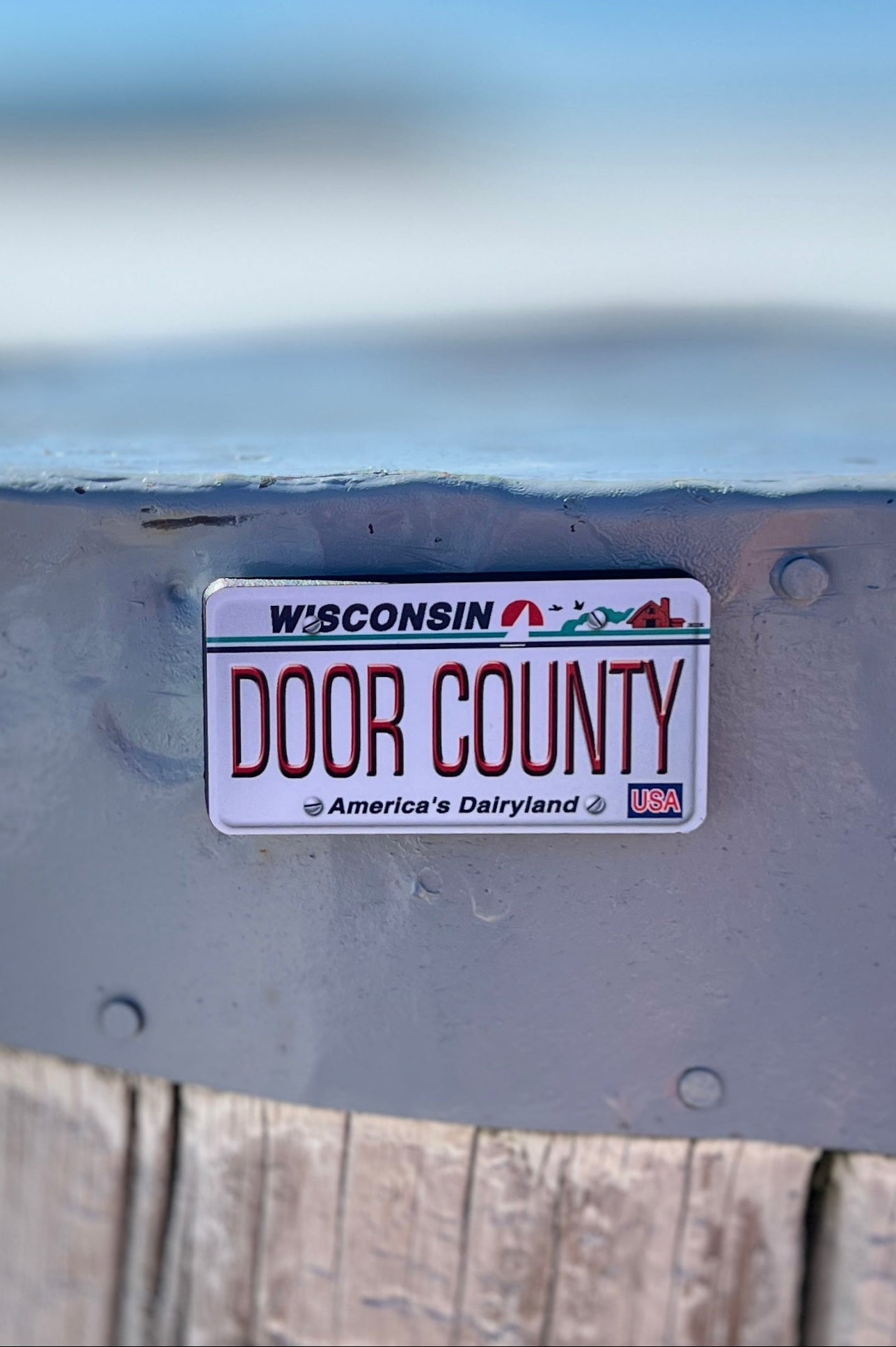 DC Wooden License Plate Magnet