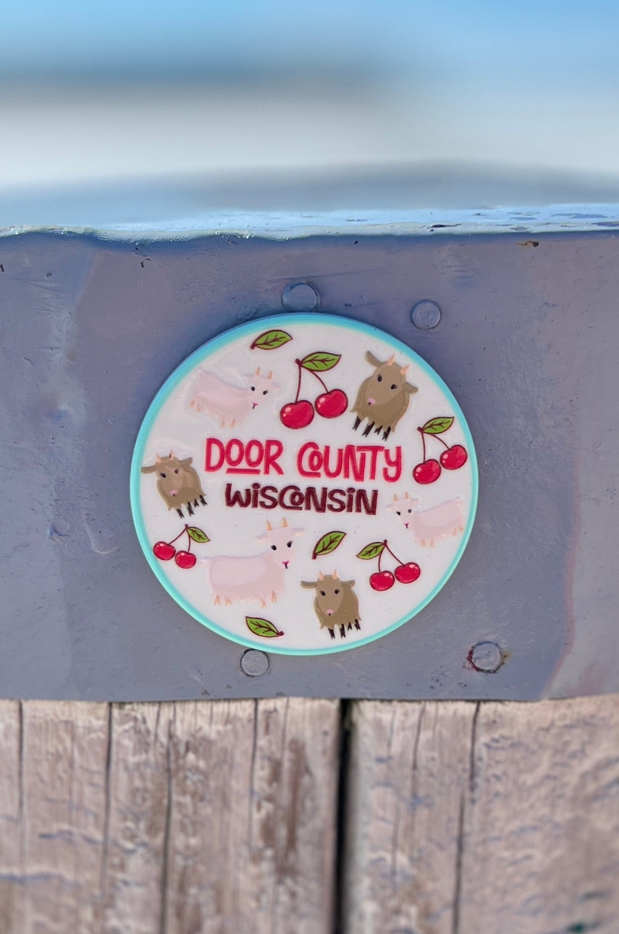 Goat Cherry Magnet