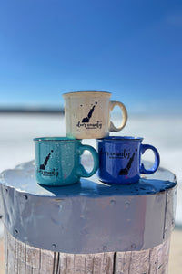 DC Speckled Camper Mug - Seafoam