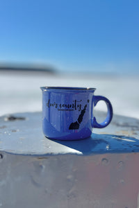 DC Speckled Camper Mug - Navy