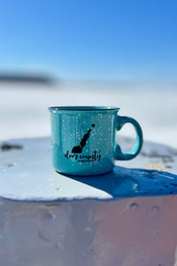 DC Speckled Camper Mug - Seafoam