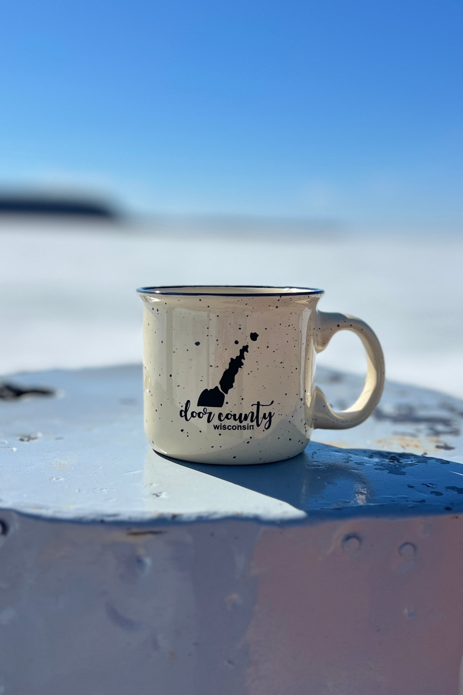 DC Speckled Camper Mug - Sand