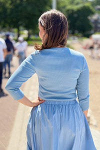 Button Down Cardigan - Seabreeze