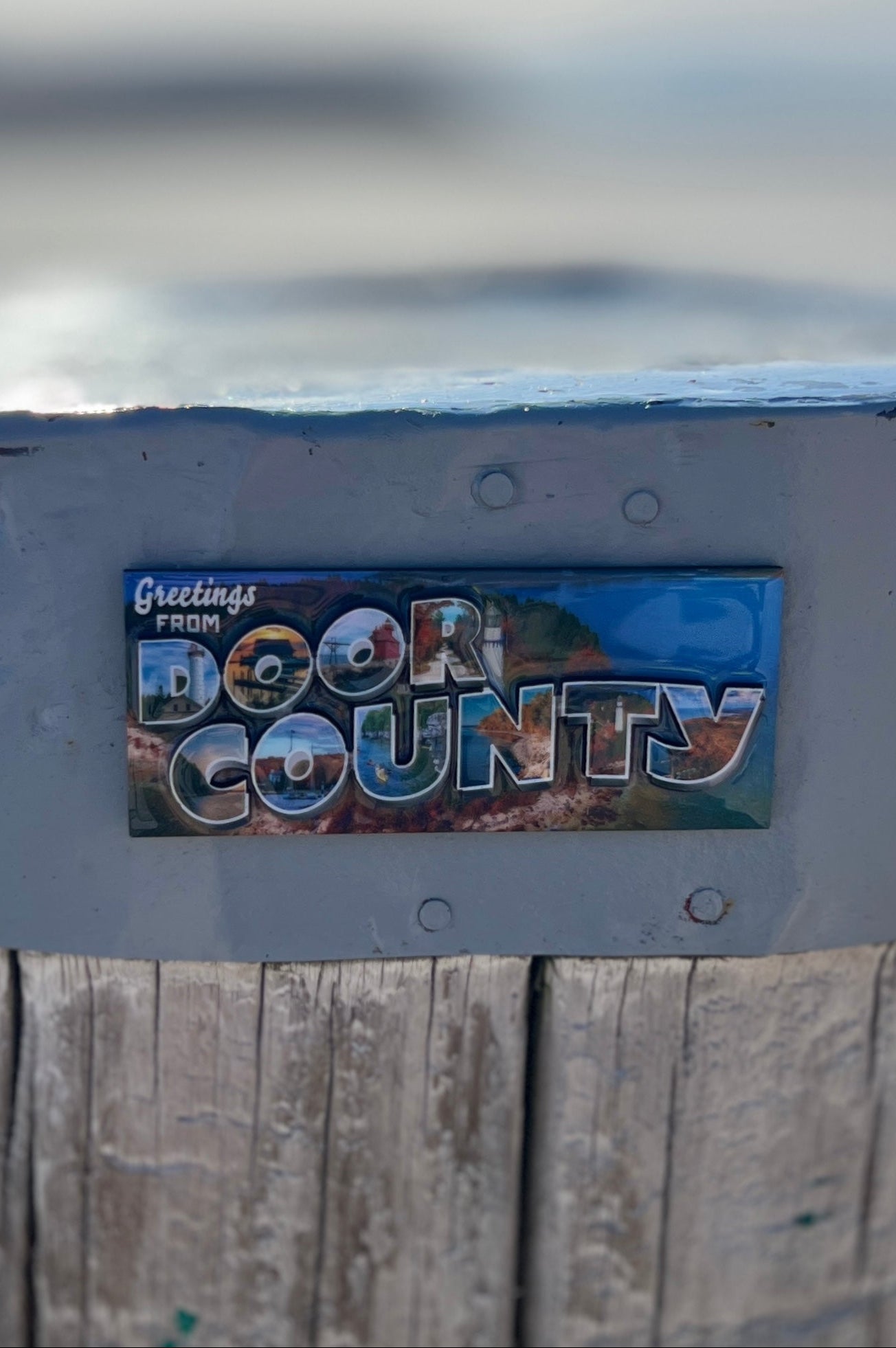 Greetings From Door County Magnet