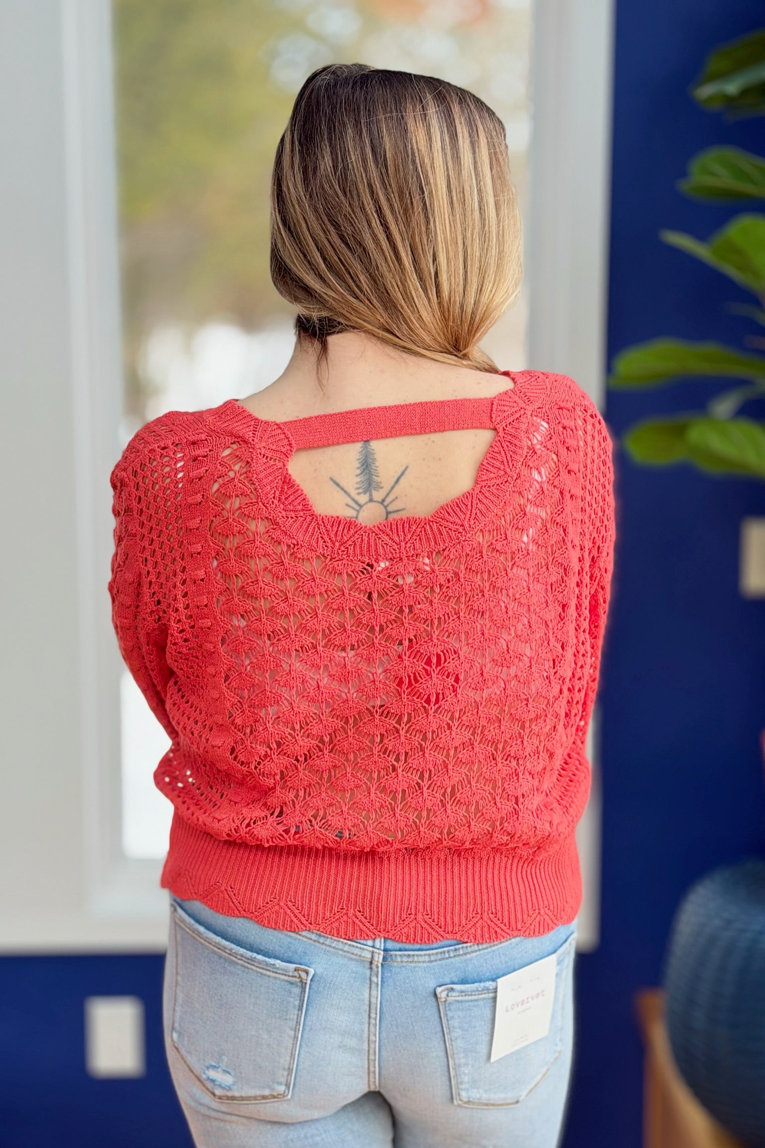 Crochet Sweater - Carrot