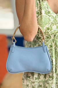 Brisbane Shaped Crossbody - Dusty Blue