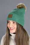 Heather Beanie With Pom