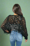 Crosa Vintage Knit Sweater - Black