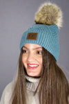 Heather Beanie With Pom