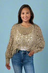 Crosa Vintage Knit Sweater - Khaki
