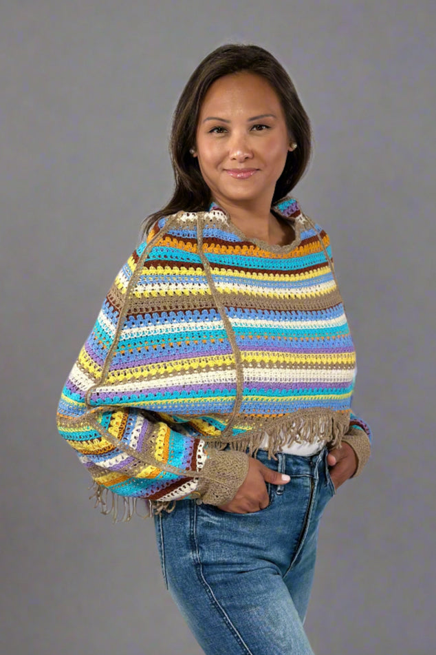 Crosa Vintage Knit Sweater - Coffee