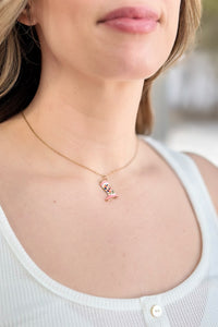 18K Stainless Steel Necklace - Boot