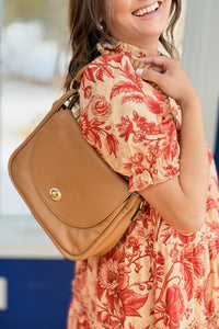 Effie Messenger Satchel Bag - Mocha