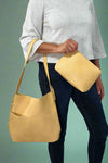 Shoulder Bag w/Cosmetic Pouch - Yellow
