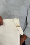 Shoulder Bag w/Cosmetic Pouch - White