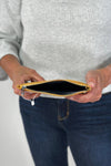 Leather Card Holder Wallet - Yellow