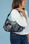 Ojai Crescent Shoulder Bag - Black