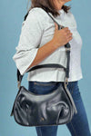 Ojai Crescent Shoulder Bag - Black