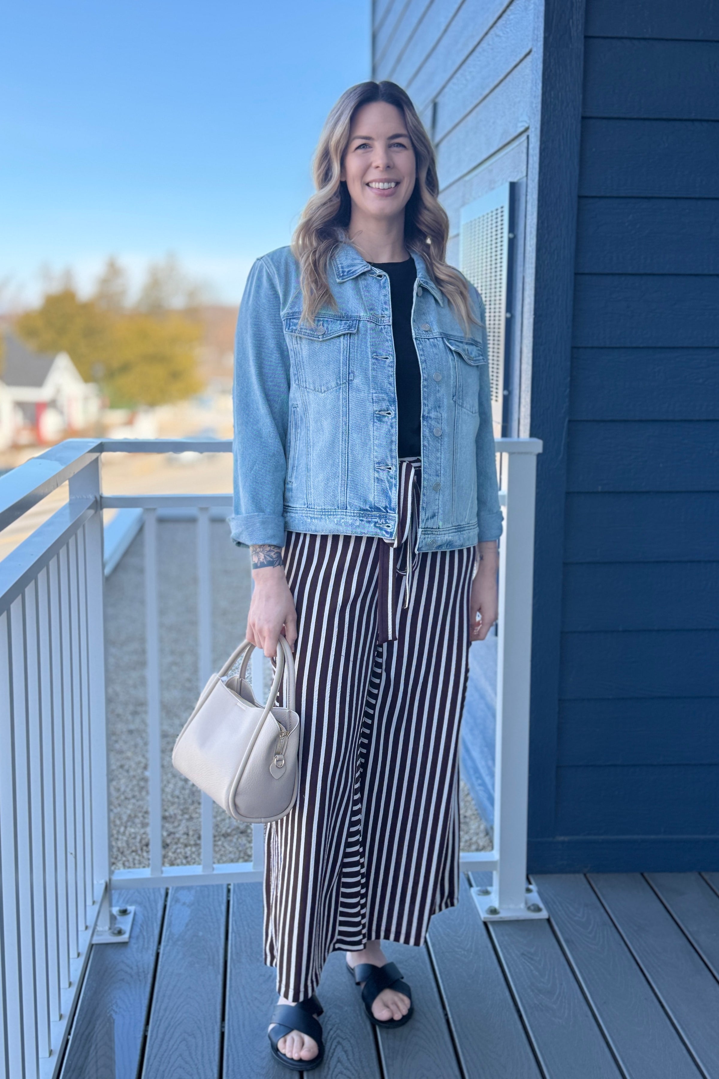 Mid-Length Classic Denim Jacket