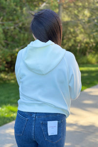 Modal Scuba Quarter Zip Hoodie Jacket