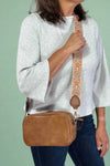 Boho Guitar Strap Crossbody - Coffee